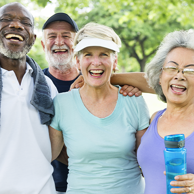 Older Couple Smiling